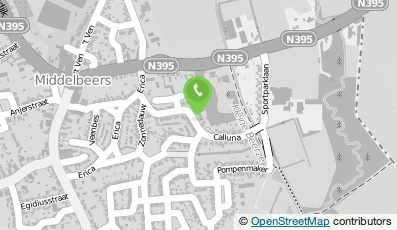 Bekijk kaart van Solex-Servicestation Ad van Heerbeek in Oost West en Middelbeers