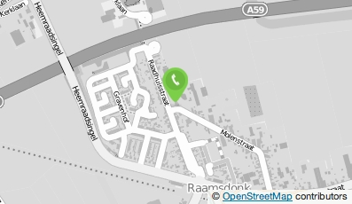 Bekijk kaart van Aannemersbedrijf P. van Strien in Raamsdonk