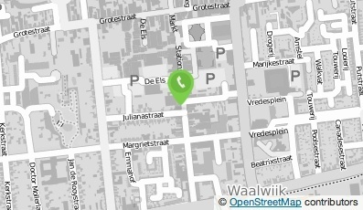 Bekijk kaart van Optiek Stassar Waalwijk B.V.  in Waalwijk