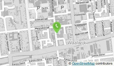 Bekijk kaart van Coffeeshop Down Town in Waalwijk