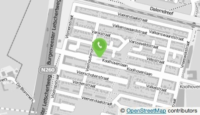 Bekijk kaart van Klusbedrijf Korthals  in Tilburg