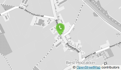 Bekijk kaart van Bouwbedrijf Vromans Biest-Houtakker in Biest-Houtakker