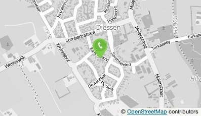 Bekijk kaart van Klussenbedrijf J. van Hoof  in Diessen