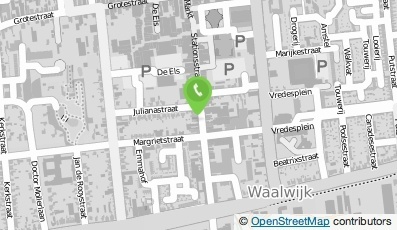 Bekijk kaart van Timmermans Onroerend Goed, Waalwijk B.V. in Waalwijk