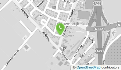 Bekijk kaart van Woonstichting Land van Altena in Nieuwendijk