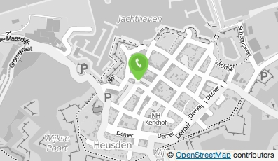Bekijk kaart van Café Havenzicht B.V.  in Heusden (gemeente Heusden Noord-Brabant)
