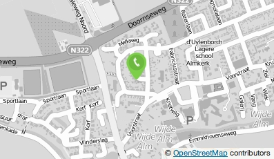 Bekijk kaart van Glaszet- en Montagebedrijf Meijndert in Almkerk