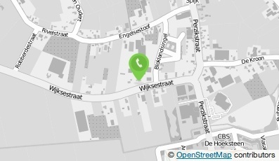 Bekijk kaart van V.O.F. Hoveniersbedrijf/ Tuincentrum A. & P. Smulders in Wijk en Aalburg