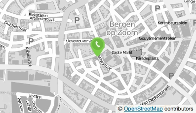 Bekijk kaart van Cinema Kiek in de Pot in Bergen op Zoom