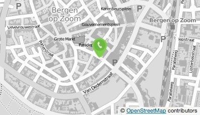 Bekijk kaart van De Hollandsche Tuyn  in Bergen op Zoom