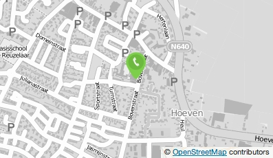 Bekijk kaart van Stichting Dorpshuizen in Hoeven