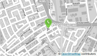 Bekijk kaart van Kapper & Shop in Zevenbergen