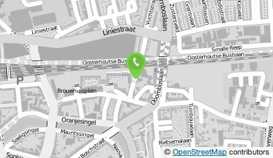 Bekijk kaart van Schoonm.dienst & Glazenw. A. van den Broek in Breda