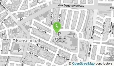 Bekijk kaart van De Verfraaiing Holding B.V. in Roosendaal