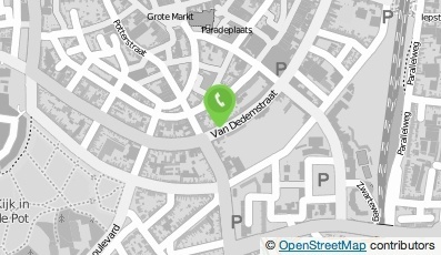 Bekijk kaart van Schildersbedrijf Paul de Waal  in Bergen op Zoom