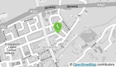 Bekijk kaart van Schildersbedrijf Jos van Essen  in Almkerk
