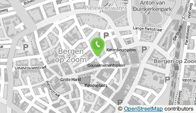 Bekijk kaart van Muziekatelier Frans van Vliet in Bergen op Zoom