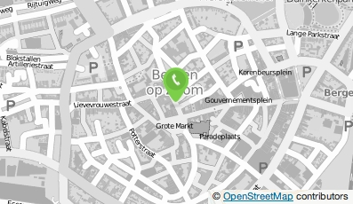 Bekijk kaart van Bibelino in Bergen op Zoom