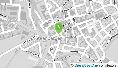 Bekijk kaart van Cafetaria/Petit Restaurant 'De Snack' in Steenbergen (Noord-Brabant)