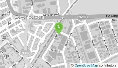 Bekijk kaart van Verhoeven Onroerend Goed B.V.  in Zevenbergen