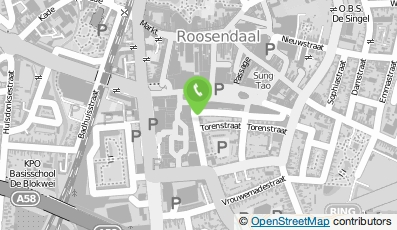 Bekijk kaart van Instituut Cocky in Roosendaal