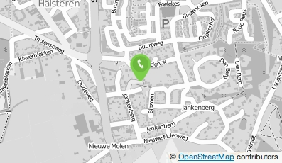 Bekijk kaart van Klusbedrijf Van den Bergh in Halsteren