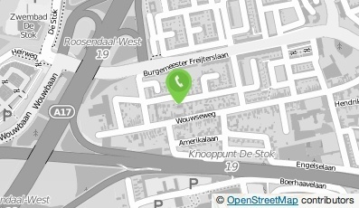 Bekijk kaart van Klusbedrijf A. Thijs in Roosendaal