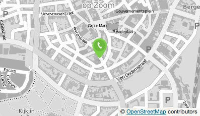 Bekijk kaart van Stripwinkel 'Gilles de Geus' in Bergen op Zoom