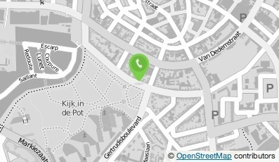 Bekijk kaart van Silky in Bergen op Zoom