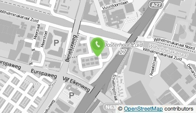 Bekijk kaart van VP&A Project- en Bouwmanagement B.V. in Oosterhout (Noord-Brabant)