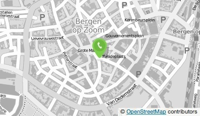 Bekijk kaart van Ginneken Haan t.h.o.d.n. Castell's in Bergen op Zoom