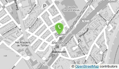 Bekijk kaart van dpmassage.nl in Stokkum
