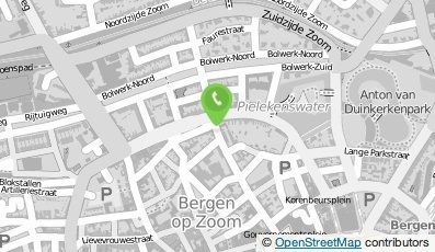 Bekijk kaart van Drukkerij Juten  in Bergen op Zoom