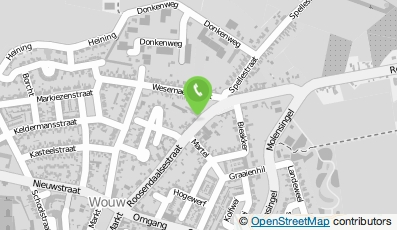 Bekijk kaart van Café-Zalen Donkenhof  in Wouw
