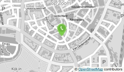Bekijk kaart van Bossanova V.O.F.  in Bergen op Zoom