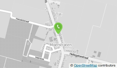 Bekijk kaart van Café De Bakker  in Moerstraten