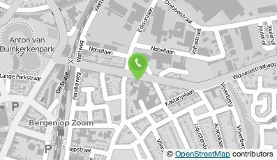 Bekijk kaart van Atelier Simonne in Bergen op Zoom
