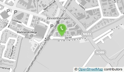 Bekijk kaart van B & V Bedrijfshulpverlening B.V. in Zevenbergen