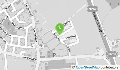 Bekijk kaart van Aannemersbedrijf Hoevenaars in Nispen