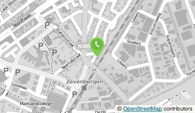 Bekijk kaart van Chris Klasen Schilderbedrijf  in Zevenbergen