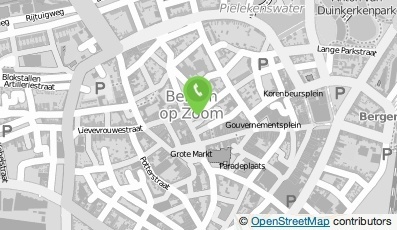 Bekijk kaart van Rozen en Bottels  in Bergen op Zoom