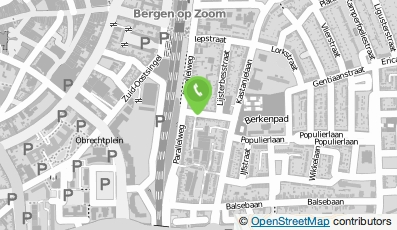 Bekijk kaart van Autobedrijf Abali in Bergen op Zoom