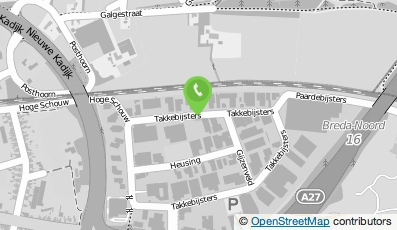 Bekijk kaart van Zandberg Loodgieterswerk & Won.aanpass. in Breda