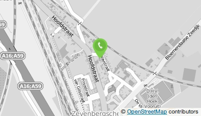 Bekijk kaart van Kinderopvang de Hoeksteen in Zevenbergschen Hoek Moerdijk