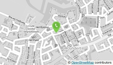 Bekijk kaart van Olof-Mega Travel Trailers B.V.  in Klundert