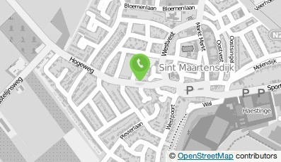 Bekijk kaart van Handelsonderneming Van Steenis  in Sint-Maartensdijk