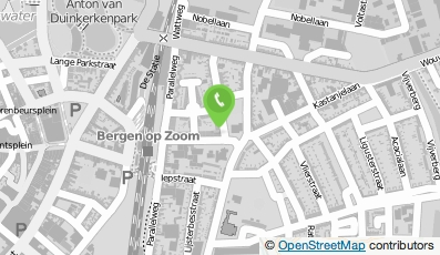 Bekijk kaart van IB Groeneweg in Bergen op Zoom