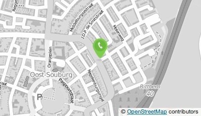 Bekijk kaart van Schildersbedrijf Prisma B.V.  in Oost-Souburg