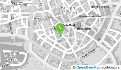 Bekijk kaart van Letty Stok Visagie in Bergen op Zoom