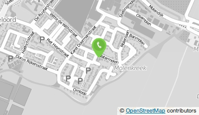 Bekijk kaart van Stucadoorsbedrijf Vergoossen in Dinteloord